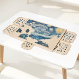 VEVOR 1500 Piece Rotating Puzzle Board with 5 Drawers and Cover, 34x25 inch in Portable Wooden Table, Jigsaw Puzzle Accessories for Adults, Puzzles Organizer Storage System, Birthday Gift for Mom VEVOR