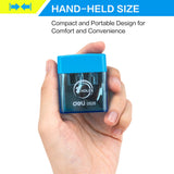 Deli Manual Dual Holes Pencil Sharpeners with Lid, Colored, for Kids & Adults, Random Color deli