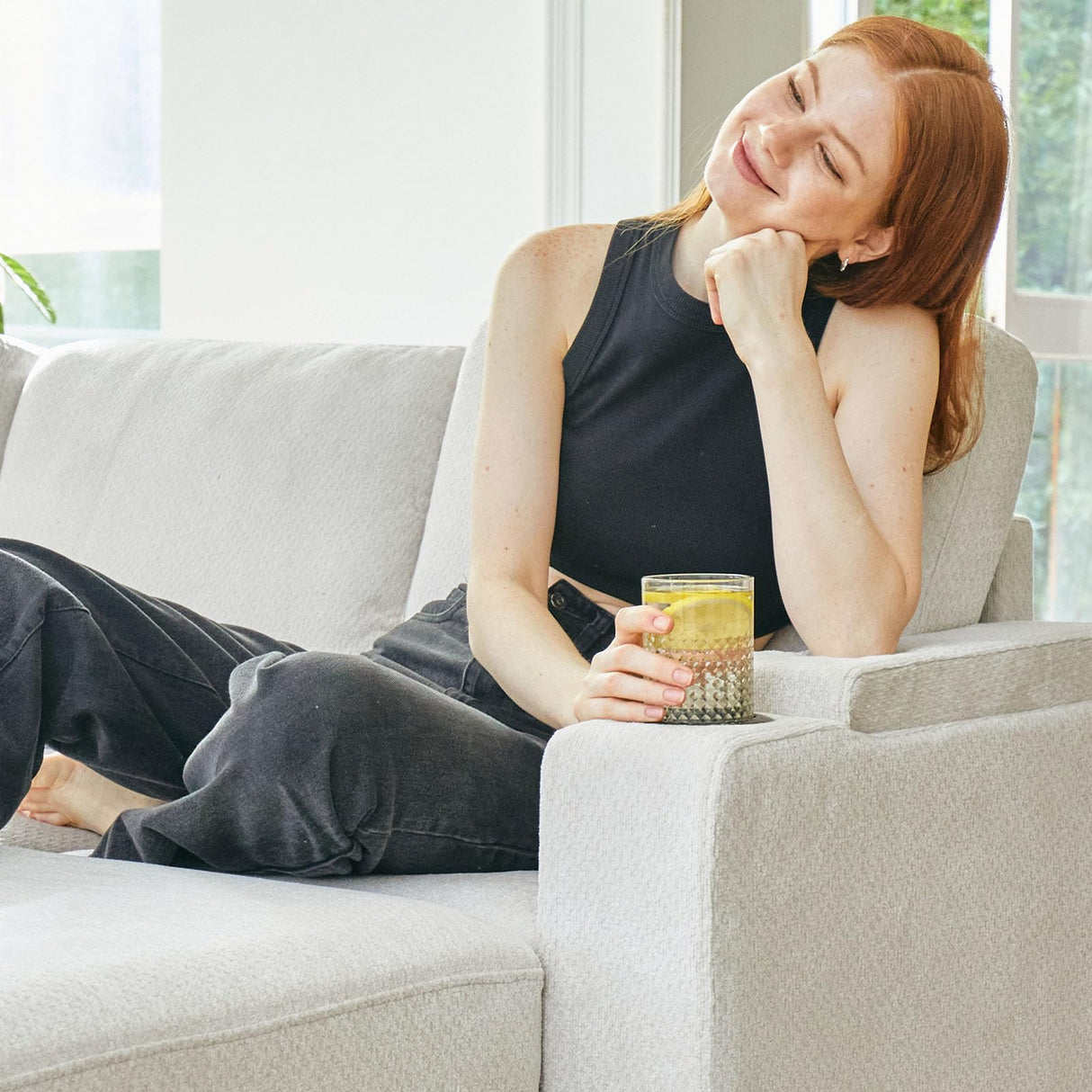 Belffin Sleeper Sofa Modular Sectional Pull Out Couch Bed U Shaped Sofa Couch for Living Room with Storage Chaise. White Belffin