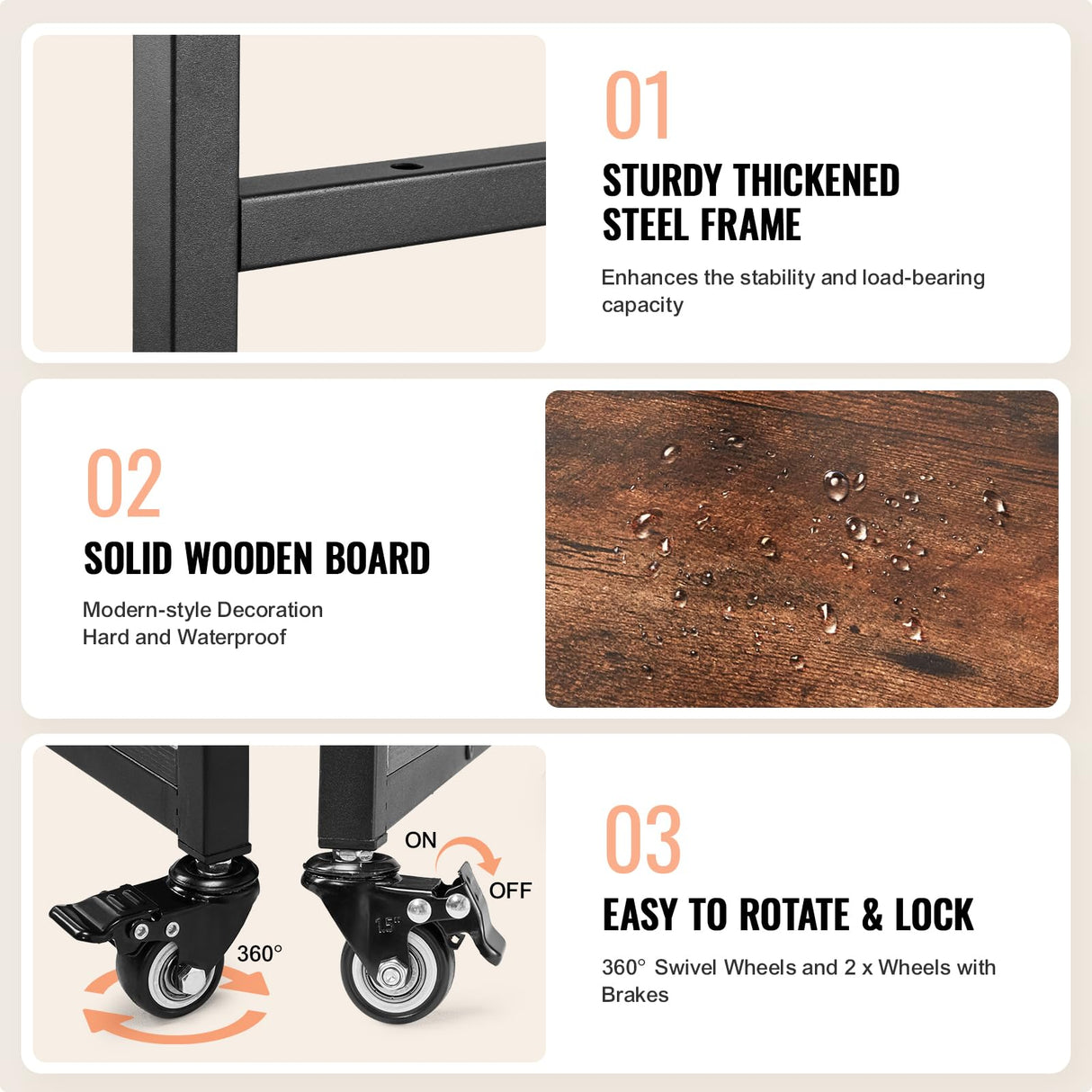 VEVOR Movable Heat Press Table with Charging Station, 4 Tier Foldable Heat Press Stand with Pull-Out Tray for Heat Transfer Sublimation Printer Sublimation Transfer Machine Organization VEVOR