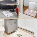 Jippedea Sublimation Blank Door Mats,2 Pack 23.6 x 15.7 Inch Heat Transfer Welcome White Mat,Dye Blanks Products Polyester Doormats for Bedroom Bathroom Entrance Non Slip Absorbent Jippedea