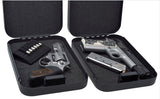 SnapSafe Portable Lock Box for Guns and Valuables, 2 Pack - Includes 2 Lock Boxes (Keyed Alike), 4 Keys, Patented Security Cable - An Ideal Car Gun Safe, TSA Gun Case - XL, Black, 10 x 7 x 2 Inches SnapSafe