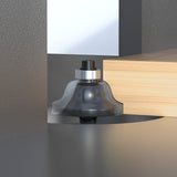 Fivepears 12 Pieces Tungsten Carbide Router Bit Set 1/4 Inch Shank for Beginners Woodworking, Include Straight, Dovetail, Chamfer, Cove, Flush Trim, Round Over, 90 V Grooving, Raised Panel Router Bit FIVEPEARS