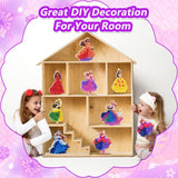 JRD&BS WINL DIY Princesses-Poke in Fun Art Kit for Kids Great Creative Activity for Kid Age 3 up Mess Free Art Set for 4-12 Year Old Craft Kit for Children Gifts for Girls&Boys (Princesses) JRD&BS WINL