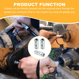 LEDBarz DCGG5701-3 Grease Gun Couplers(3 Pack) for DEWALT Grease Gun.Fits for DEWALT Grease Gun Hose,Pneumatic Grease Gun,Heavy Duty,1/8 Inch NPT,10,000 MAX PSI. LEDBarz