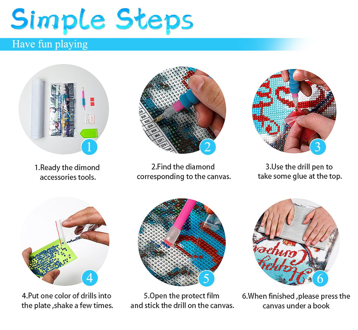 MRMIOOM 5D Christmas Diamond Painting Kits for Adults, DIY Christmas Deer Diamond Art Kits for Beginners, Full Round Rhinestone Gem Art Crafts Paintings for Home Wall Decor 12"x16" MRMIOOM