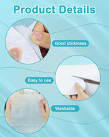 PLANTIONAL Double Sided Iron On Adhesive Film: 11.8 inch x 10 Yards Medium Weight Double-Sided Press-on Patch Heat Melt Fabric Glue Sheet Permanent Fusible Adhesive PLANTIONAL