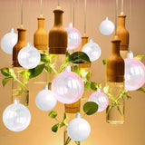 Tindobewan 12 Pcs Mini Christmas Iridescent Ornaments Balls Plastic Iridescent Ornaments Decorative Hanging Ornaments for Xmas Tree Wedding Valentine's Day Party Decorations (Pink, 1.18 Inch) Tindobewan