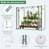 Greenhouse, 47.2”(L) x31.5”(W) x47.2”(H) Greenhouses for Outdoors, Durable Green House Kit with Window, Thicken PE Cover, Green Houses for Indoor Outside，Clear Mini Portable Garden Plant Green House deaunbr