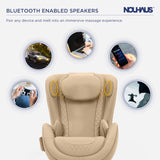 Nouhaus NOU Campo Heated Massage Chair,Full Body Massaging Zero-Gravity Leisure Recliner with Low-Noise 3D Massage and Dual Sound Systems Modern Massage Chairs (Mellow Sand) Nouhaus