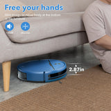Robot Vacuum and Mop Combo, 2 in 1 Mopping Robot Vacuum Cleaner Compatible with WiFi/App, Robotic Vacuum Up to 2300Pa Suction, Self-Charging, Slim, Ideal for Hard Floor, Pet Hair, Low Pile Carpet iMartine