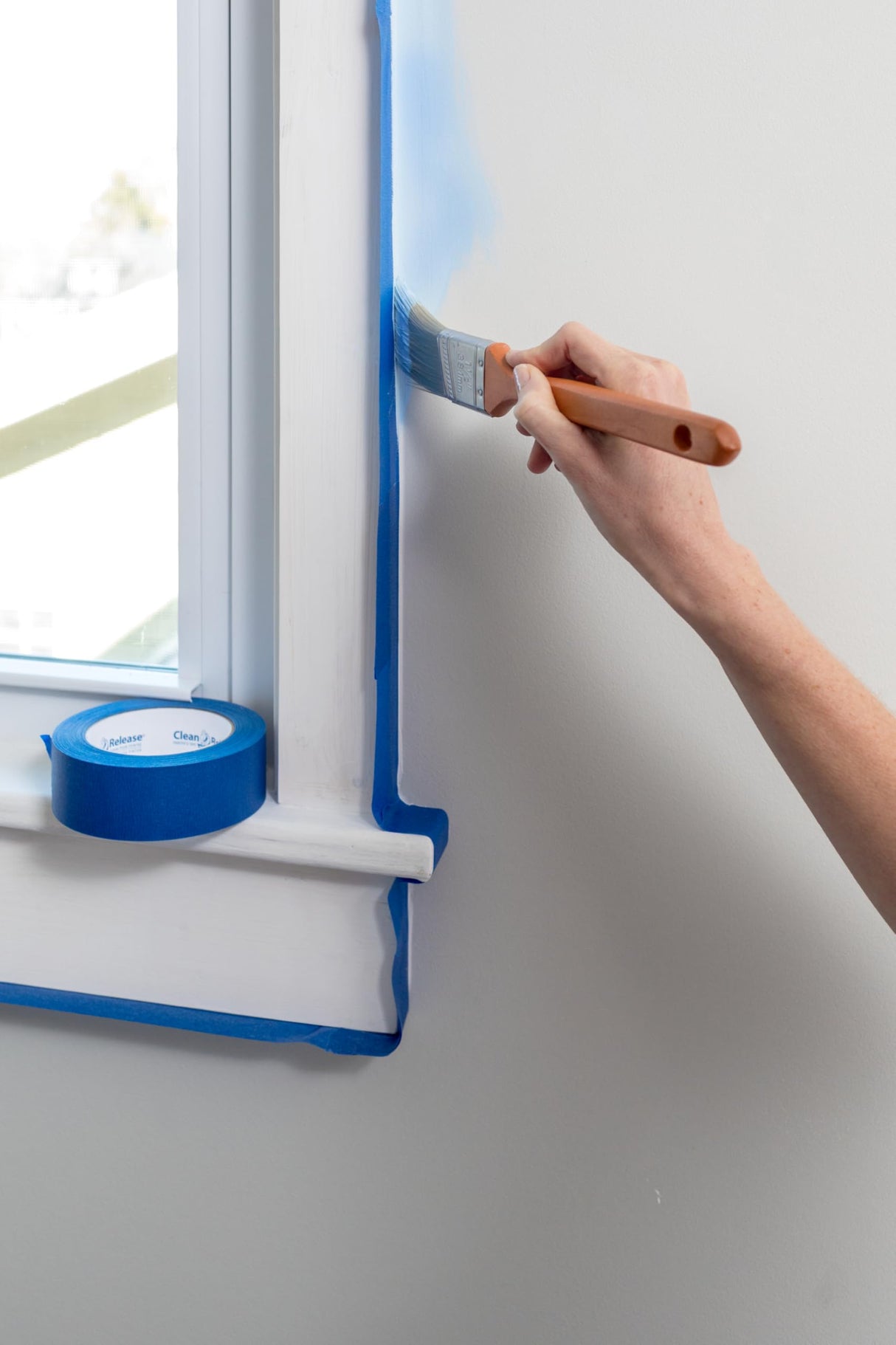 Duck Clean Release Blue Painter's Tape 1.5-Inch (1.41-Inch x 60-Yard), 4 Rolls, 240 Total Yards, 240460 Duck