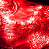 Vicila 500 LED Christmas Light Red, Indoor String Light Plug in Twinkling Hanging Tree Lights Fairy Light for Party, Bar, Bedroom, Outdoor Xmas Tree Decor-173.9ft(Red) Vicila