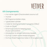 Vetiver Aromatics Apprentice Perfume Kit Vetiver Aromatics