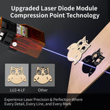 Aufero 2 Laser Engraver, 5W Long Focus Diode Laser Engraver, Laser Wood Cutter and Engraver Machine, 15.7x15.7 inch Engraving Area, Beginner-Friendly Laser Engraving Machine Aufero