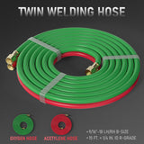 YESWELDER Oxygen & Acetylene Torch Kit, Welding Cutting Torch Kit, Gas Cutting Torch with Regulator Nozzles Hose Goggles YESWELDER