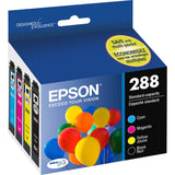 EPSON 288 DURABrite Ultra Ink Standard Capacity Black & Color Cartridge Combo Pack (T288120-BCS) Works with Expression XP-330, XP-430, XP-434, XP-340, XP-440, XP-446 Epson