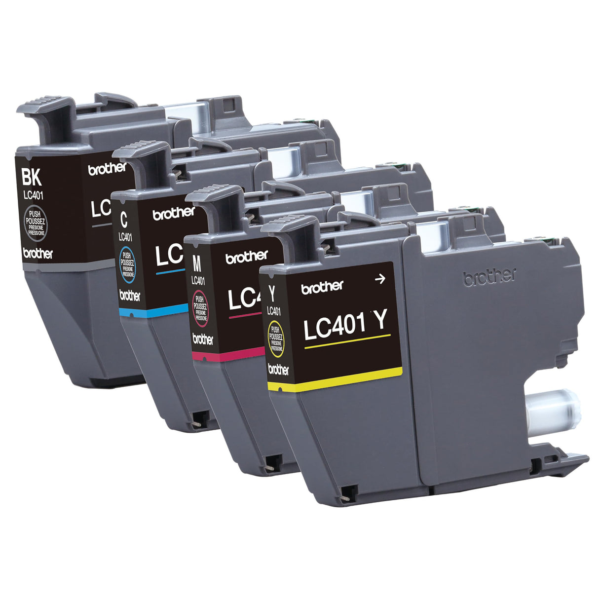 Brother Genuine LC4014PKS Standard Yield 4-Pack Ink Cartridges – Includes 1 Cartridge Each of Black, Cyan, Magenta and Yellow Brother