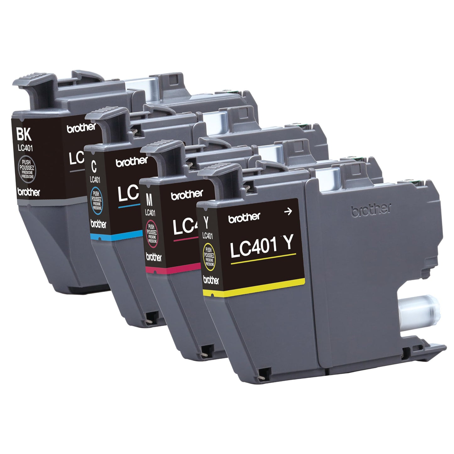 Brother Genuine LC4014PKS Standard Yield 4-Pack Ink Cartridges – Includes 1 Cartridge Each of Black, Cyan, Magenta and Yellow