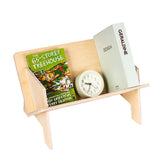 Eiyye Wooden Tilted Tabletop Bookshelf， Kids Bookcase， Rustic Desktop Storage Organizer Display Bookshelf， Wooden Tabletop Tilted Bookcases for Books， CDs Eiyye