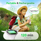 Hideal HP40 IPS Microscope for Kids: [Easy and Fun] 2" Portable Handheld Kids Microscope Miniscope, Pocket Mini Scope Educational Science Kit, Christmas Birthday Gifts for Kids, PC View, White Hideal