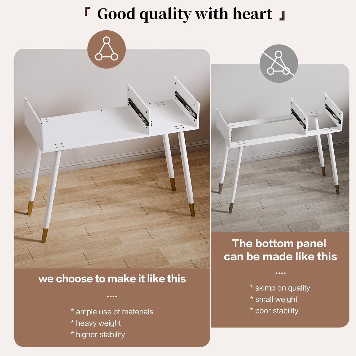 Large Vanity Desk with 3 Color Touch Screen Dimming Mirror, Vanity Desk with Charging Station, Modern Retractable Makeup Dressing Table, Vanity Table With storage shelves and 5 Sliding Drawers, White YYJ