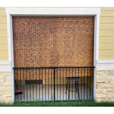 YYQ SHOP Brown Bamboo Window Shades Blinds Retro Bamboo Curtains Roller Shades with Lifting Bamboo Roll Up Window, 24x36 32x72 40x64 Custom Matchstick(Size:24(W) x 36(H) inches) YYQ SHOP