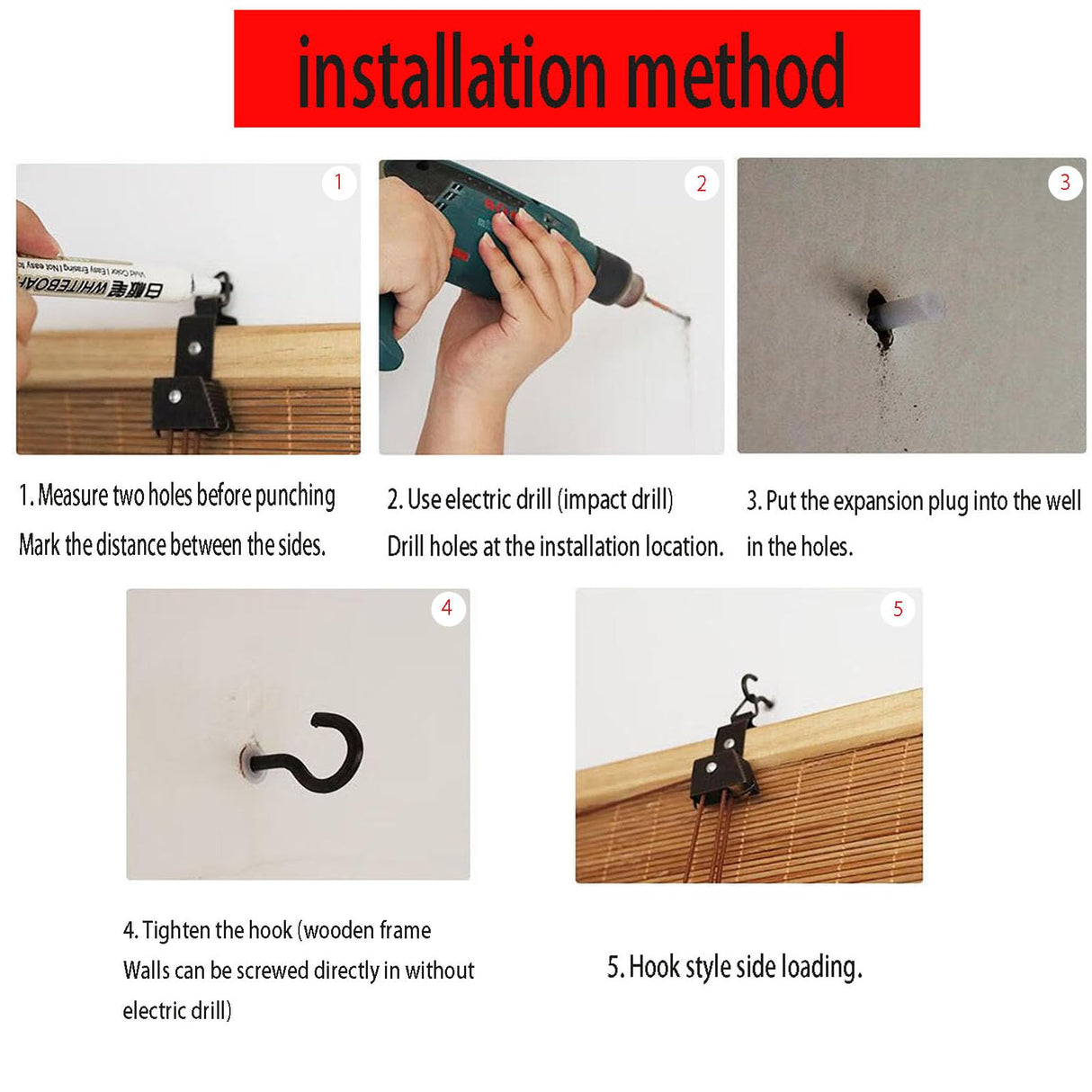 Custom Made Bamboo Blinds for Windows Bamboo Shades for Patio Bamboo Shades for Doors Bamboo Window Shades Handmade Easy to Install Suitable for Indoor and Outdoor Use F+Yellow White JSDMBD