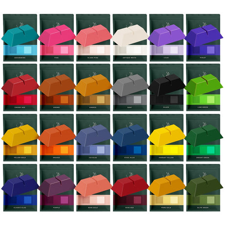 Hearth & Harbor Candle Dye 24 Colors, Nontoxic, Soy Wax Dye Blocks Hearth & Harbor