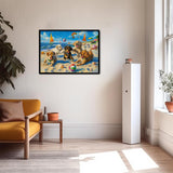 Funny Dog Puzzles for Adults 1000 Pieces and up, PICKFORU Beach Puzzle Collection Cute Dog, Puppy Animal Puzzle as Home Decor PICKFORU