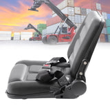 Universal Forklift Seat with Safety Belt, Adjustable Tractor Seat Full Suspension Seat Replacement for Heavy Mechanical Seat HaroldDol
