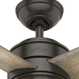 Hunter Fan Company 59387 Hunter 36" Loki LED Light Ceiling Fan, Noble Bronze Finish Hunter