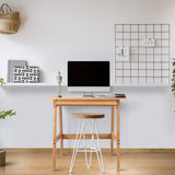 Nnewvante Writing Computer Desk 31.5" Bamboo Home Office Table with Large Drawer, Modern Furniture Simple Study Makeup Workstation Nnewvante