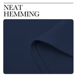 NICETOWN Window Treatment Blackout Curtains - (Navy Color) 52 inches W by 108 inches L Each Panel, Set of 2 Panels, Blackout Drape Panels for Nursery NICETOWN