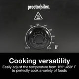 Proctor Silex 24-Pound Electric Roaster Oven with Variable Temperature Control, Self-Basting Lid & Removable Pan, 18 Quart, Black (32211) Proctor Silex