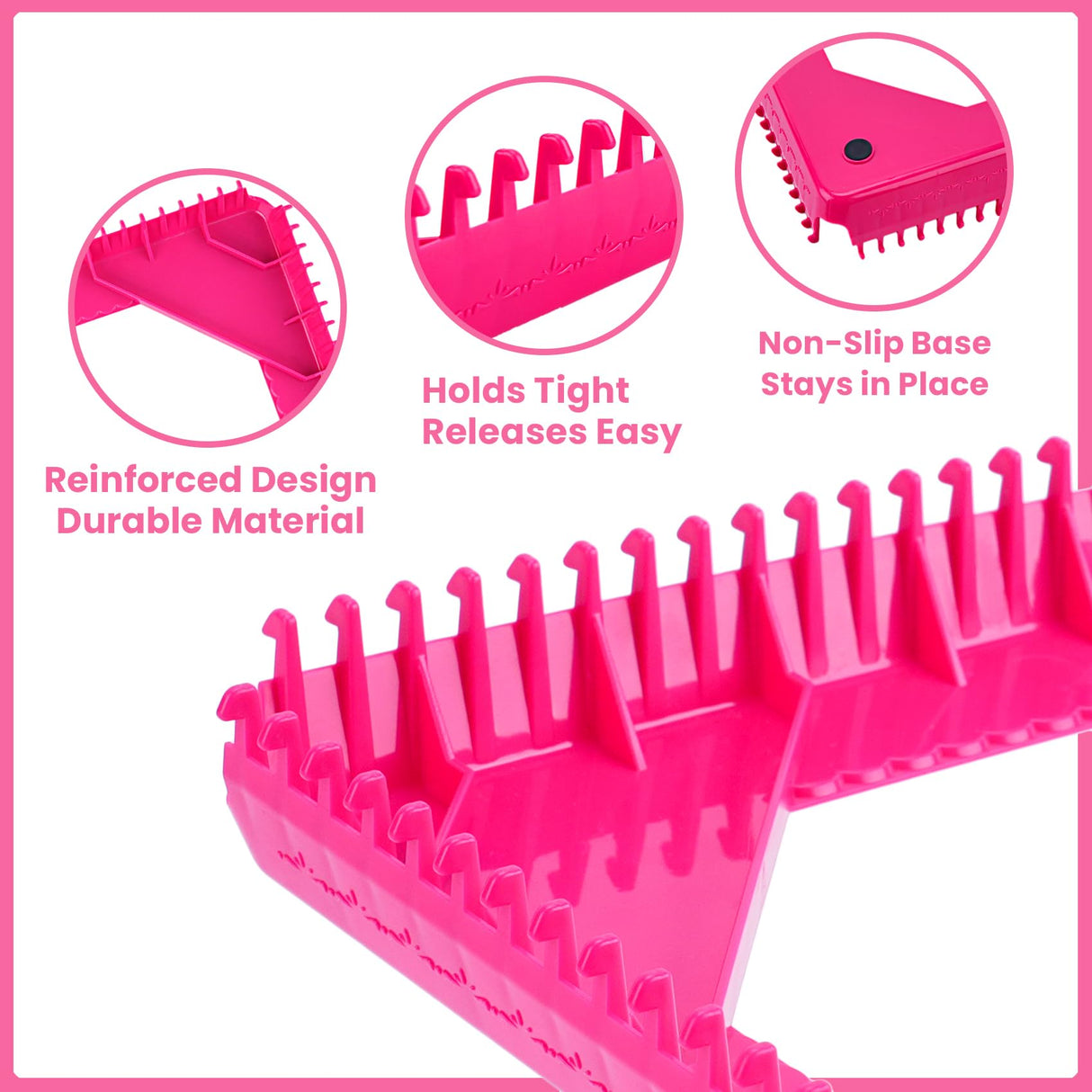 Pro 10 Inch Potholder Loom Kit for Kids & Beginners, Large Weaving Loom Crafts for Girls Age 6-12 Year Old & Adults, Gift Ideas for Birthday & Christmas, 112 Delicate Loops to Make 2 Pot Holders PREBOX