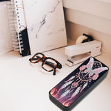 JZHYOAN Diamond Art Eyeglass Case, Butterfly DIY Sunglasses Storage Box, DIY Glasses Ornament 5D Diamond Art Glasses Holder, Suitable for Traveling Indoor Outdoor Multi-Scenes Gift Giving JZHYOAN