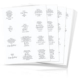 Watersay 240 Pcs Birthday Selection Peelable Stickers for Birthday Card Making Peelable Stickers for Adults Verses and Sentiments DIY Card Making Accessories Decoration Watersay