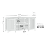 Sauder Costa Credenza, Chalked Chestnut finish Sauder