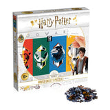 Top Puzzles Harry Potter House Crests 500 piece Jigsaw Puzzle Game, assemble the four houses of Hogwarts from Gryffindor to Slytherin, gift and toy for ages 10 plus Top Trumps
