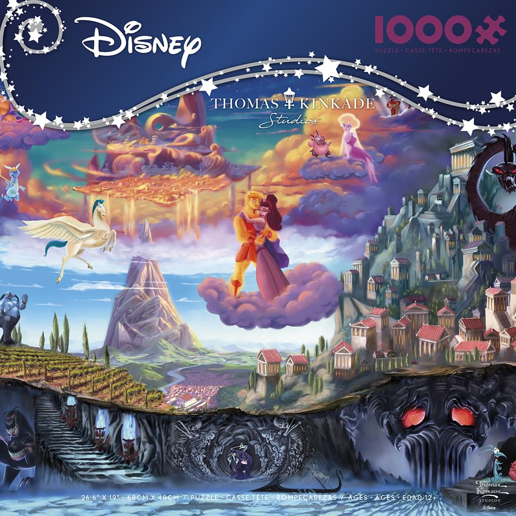 Ceaco - Thomas Kinkade - Disney - Hercules -1000 Piece Jigsaw Puzzle