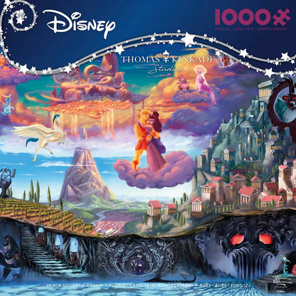 Ceaco - Thomas Kinkade - Disney - Hercules -1000 Piece Jigsaw Puzzle