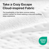 Novilla 14 inch Twin Memory Foam Mattress, Gel Memory Foam Mattress for Cooling Night Sleep & Pressure Relief, CertiPUR-US Certified Novilla