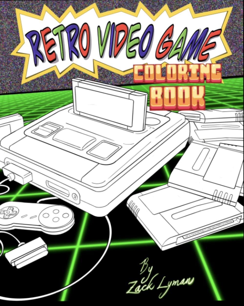 Retro Video Game Coloring Book: Cool Gift For Gamers WoodArtSupply