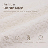 110'' Modern Curved Sofa Sectional, Arc 4-Seater Foam Couch Compressed in-a-Box, Boneless Cloud Couch with Extra-Deep-Wide Seats in Comfortable Chenille, No Assembly,Cream White Olodumare