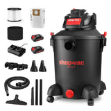 Shop-Vac 10 Gallon Wet Dry Vacuum Cleaner, 8.0 Peak Kpa Shop Vacuum with Blower Function, Cordless Vacuum Cleaner for Pet Hair, Jobsite, Garage, Home & Workshop Shop-Vac