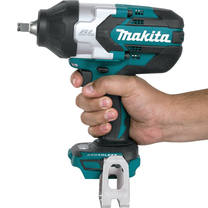 Makita XWT08Z 18V LXT® Lithium-Ion Brushless Cordless High-Torque 1/2" Sq. Drive Impact Wrench, Tool Only - WoodArtSupply