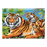 Royal & Langnickel Junior Large Paint by Number Kit 15.25"X11.25", Tiger & Cubs Royal & Langnickel
