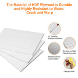 ROOMTEC 42'' Shaker White Free Standing Bathroom Vanity with 6 Drawers and Soft-Close Door ROOMTEC