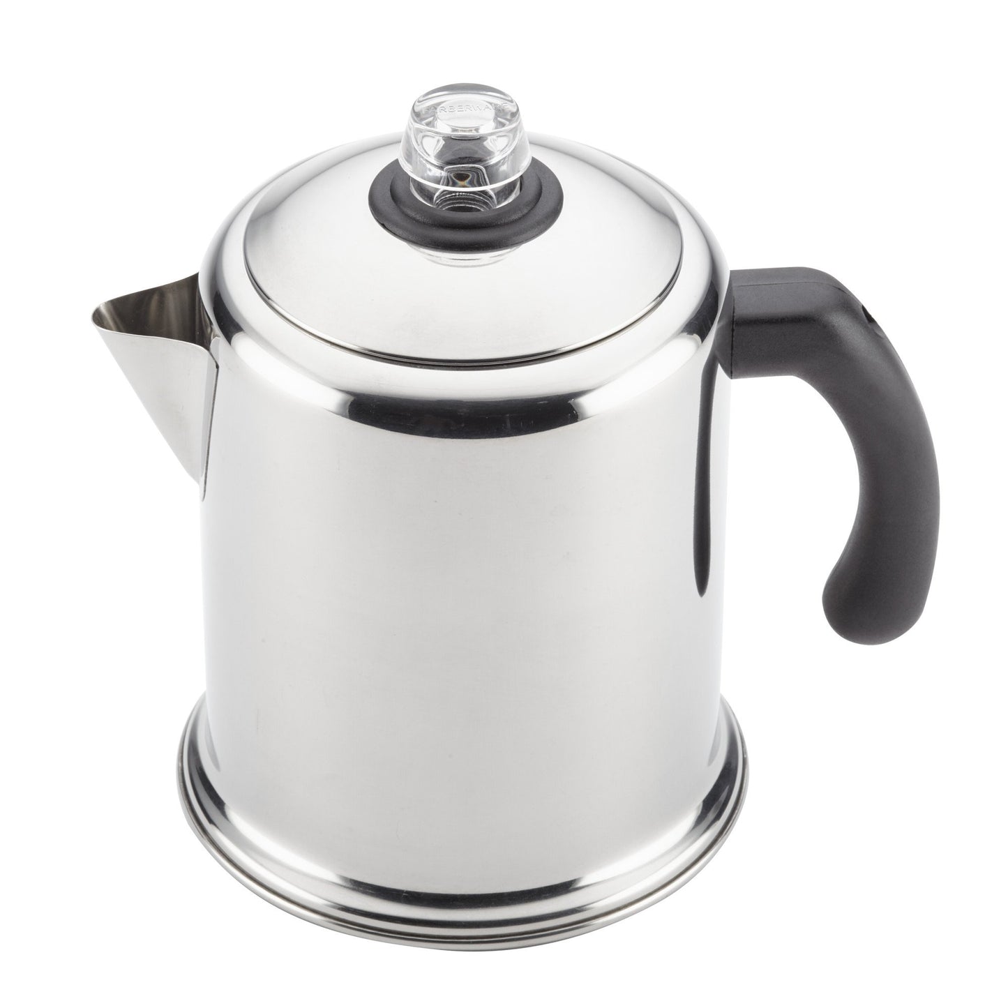 Farberware 47053 Classic Stainless Steel Yosemite 12-Cup Coffee Percolator, 12 Cup Coffee Maker, Silver